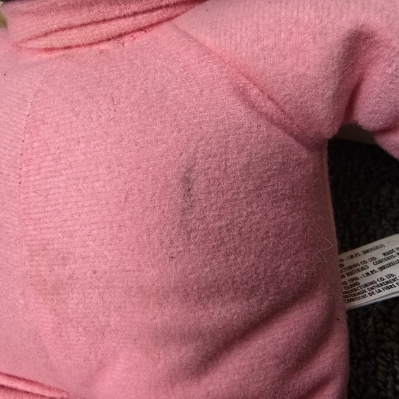 Vintage Peyo Peluche 1996 Baby Rose Smurf Plush Retro Electronic Blue Pink - Picture 11 of 11